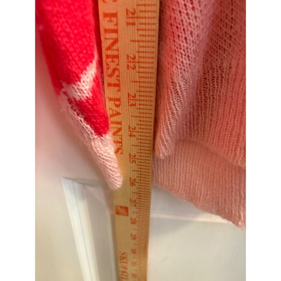 Altar'd State Pink Red Smiley Face Crewneck Sweater Small BRW02809-ATS - Picture 8 of 10